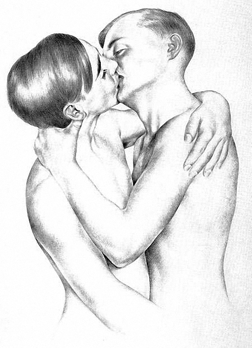 Boys In Love by Christian Schad, 1929